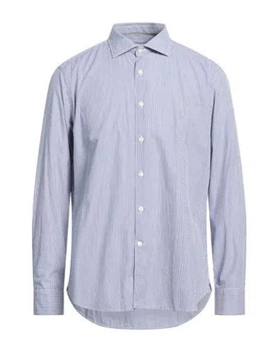 Tintoria Mattei 954 Man Shirt Black Size 17 ½ Cotton In Multi