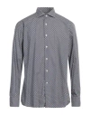 Tintoria Mattei 954 Man Shirt Blue Size 17 Cotton