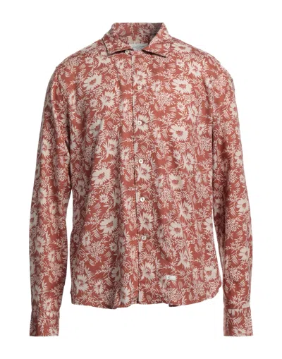 Tintoria Mattei 954 Shirts In Brown