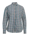 Tintoria Mattei 954 Man Shirt Chocolate Brown Size 16 Cotton, Linen In Brown