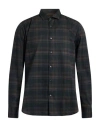 Tintoria Mattei 954 Man Shirt Dark Green Size 16 ½ Cotton In Multi