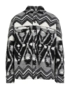 Tintoria Mattei 954 Man Shirt Grey Size L Polyester, Virgin Wool, Acrylic In Gray