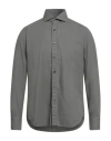 Tintoria Mattei 954 Man Shirt Grey Size Xxl Cotton