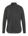 Tintoria Mattei 954 Man Shirt Lead Size 16 Cotton, Elastane, Tencel