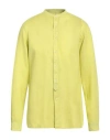Tintoria Mattei 954 Man Shirt Light Green Size 17 ½ Linen