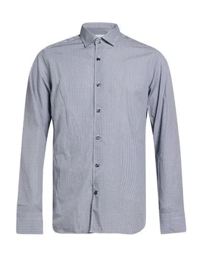 Tintoria Mattei 954 Man Shirt Midnight Blue Size 15 ¾ Cotton