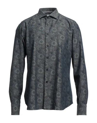 Tintoria Mattei 954 Shirts In Blue
