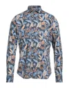 Tintoria Mattei 954 Shirts In Blue