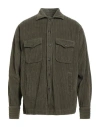 Tintoria Mattei 954 Man Shirt Military Green Size L Cotton