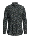 Tintoria Mattei 954 Man Shirt Navy Blue Size 17 Cotton In Navy Blue