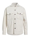 Tintoria Mattei 954 Man Shirt Off White Size 3xl Cotton, Wool In White