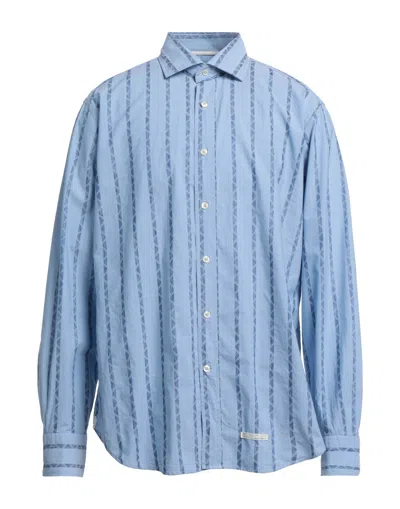 Tintoria Mattei 954 Shirts In Blue