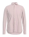 Tintoria Mattei 954 Man Shirt Pastel Pink Size 17 ½ Cotton, Elastane