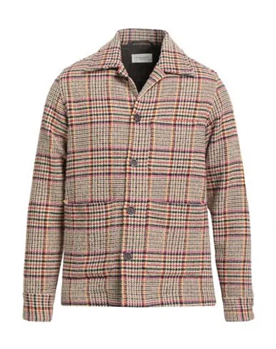 Tintoria Mattei 954 Man Shirt Pastel Yellow Size L Cotton, Polyester, Acrylic, Wool