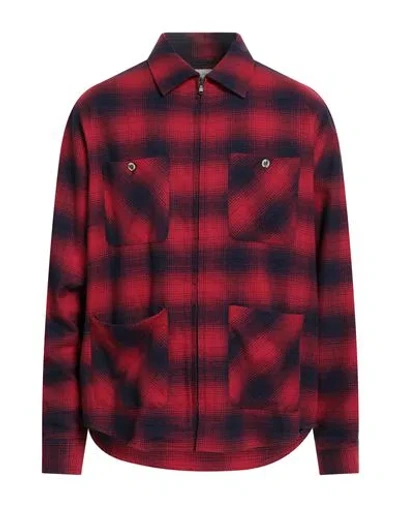 Tintoria Mattei 954 Man Shirt Red Size L Cotton