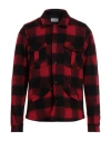 Tintoria Mattei 954 Man Shirt Red Size L Wool, Polyester