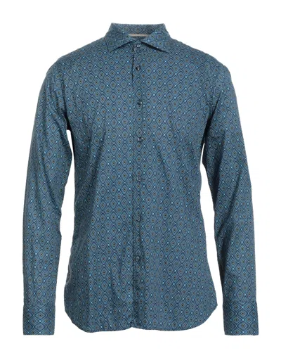 Tintoria Mattei 954 Shirts In Blue