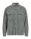 Tintoria Mattei 954 Man Shirt Slate Blue Size L Cotton