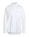 Tintoria Mattei 954 Man Shirt White Size 15 ½ Cotton In White