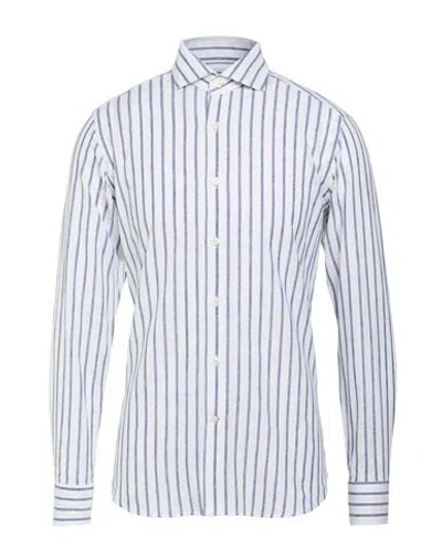 Tintoria Mattei 954 Man Shirt White Size 15 ½ Cotton