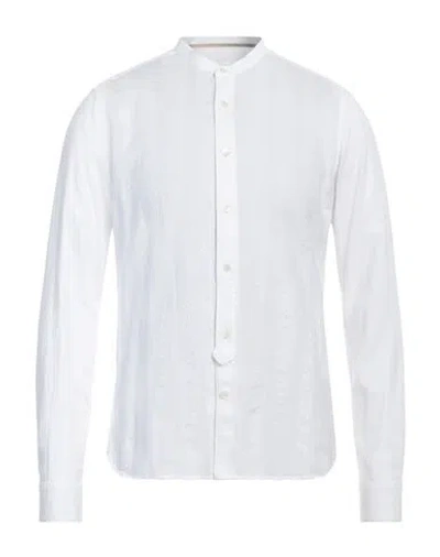 Tintoria Mattei 954 Man Shirt White Size 15 ¾ Cotton