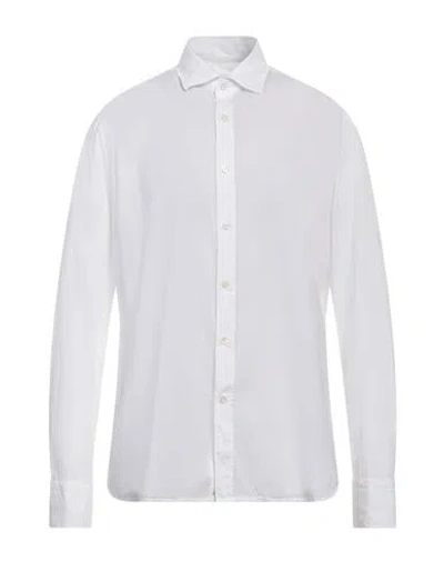 Tintoria Mattei 954 Man Shirt White Size 17 Cotton