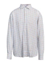 Tintoria Mattei 954 Man Shirt White Size 17 ½ Linen