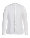 Tintoria Mattei 954 Man Shirt White Size Xxl Linen