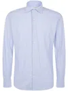 Tintoria Mattei Bi Stretch Shirt Clothing In Blue