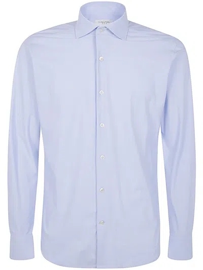Tintoria Mattei Bi Stretch Shirt Clothing In Blue