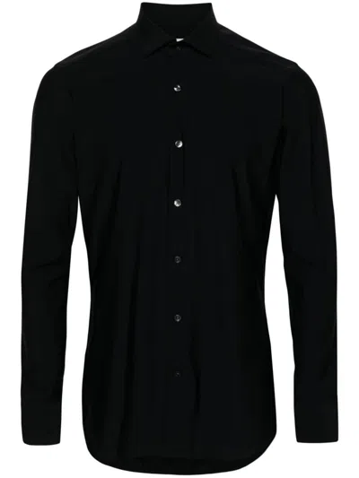 Tintoria Mattei Bi Stretch Shirt Clothing In Black