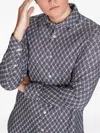 Tintoria Mattei Button-fastening Pattern Shirt In Gray
