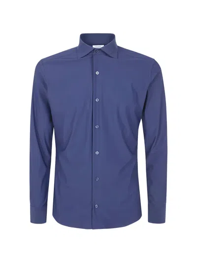 Tintoria Mattei Technical Shirt In Blue