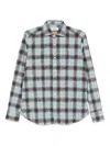 Tintoria Mattei Checked Shirt In Blue