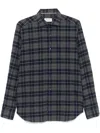 Tintoria Mattei Checked Shirt In Blue