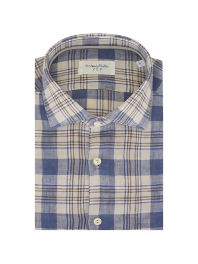 Tintoria Mattei Checked Shirt In Multi