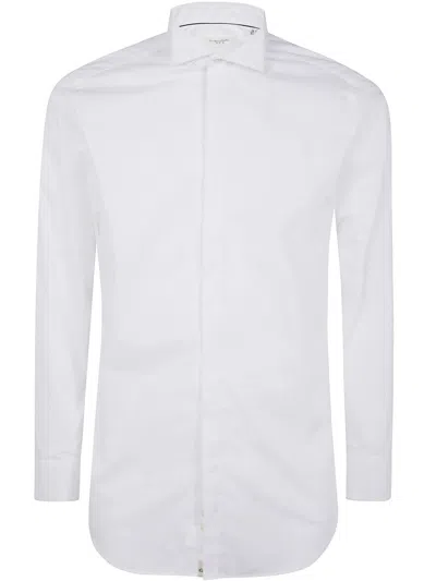 Tintoria Mattei Classic Cotton Stretch Shirt Clothing In White