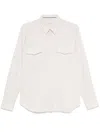 Tintoria Mattei Cotton Shirt In Neutrals