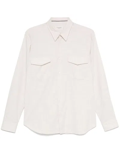 Tintoria Mattei Cotton Shirt In Neutrals