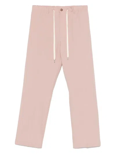 Tintoria Mattei Cotton Trousers In Pink