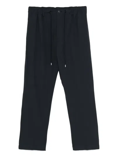 Tintoria Mattei Cotton Trousers In Blue