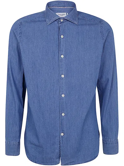 Tintoria Mattei Denim Shirt Clothing In Blue