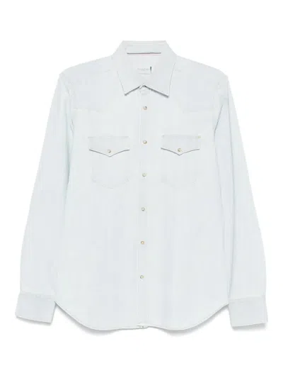 Tintoria Mattei Denim Shirt In Blue