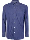 Tintoria Mattei Button-up Denim Shirt In Blue