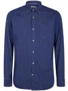 Tintoria Mattei Button-up Denim Shirt In Blue