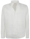 Tintoria Mattei Guru High Neck Linen Shirt Clothing In White