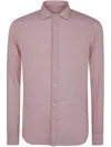 Tintoria Mattei Linen Classic Shirt In Multicolor