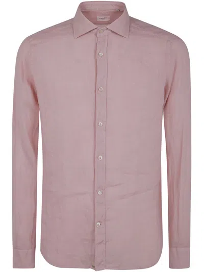 Tintoria Mattei Linen Classic Shirt In Multicolor