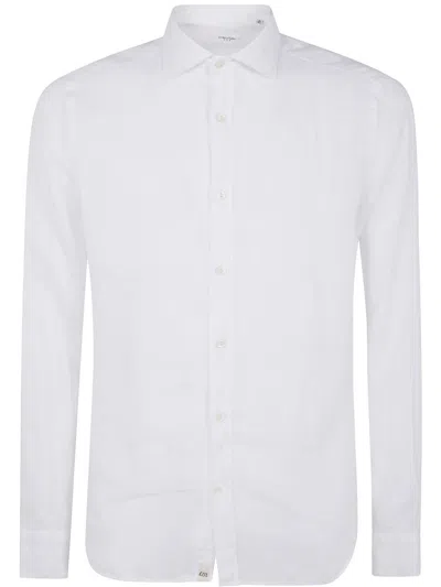 Tintoria Mattei Linen Classic Shirt In White