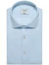 Tintoria Mattei Linen Shirt In Blue